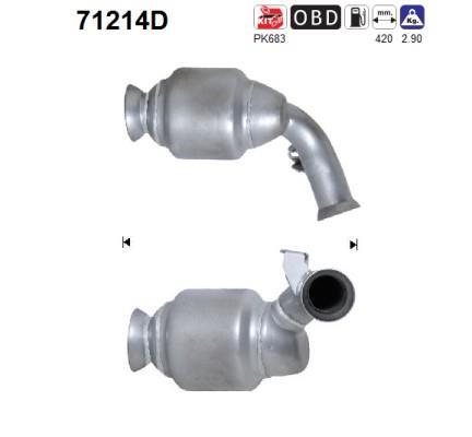 Catalyseur (Pot catalytique) AS 71214D
