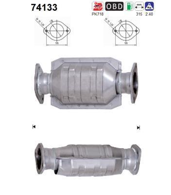 Catalyseur (Pot catalytique) AS 74133