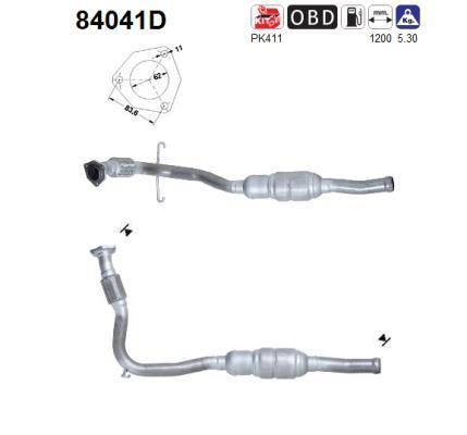 Catalyseur (Pot catalytique) AS 84041D