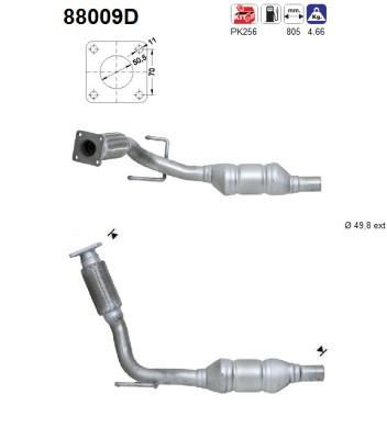 Catalyseur (Pot catalytique) AS ref. 88009D