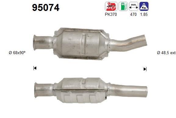 Catalyseur (Pot catalytique) AS ref. 95074