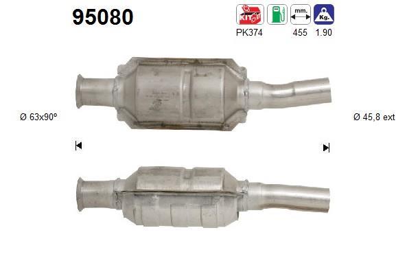 Catalyseur (Pot catalytique) AS 95080