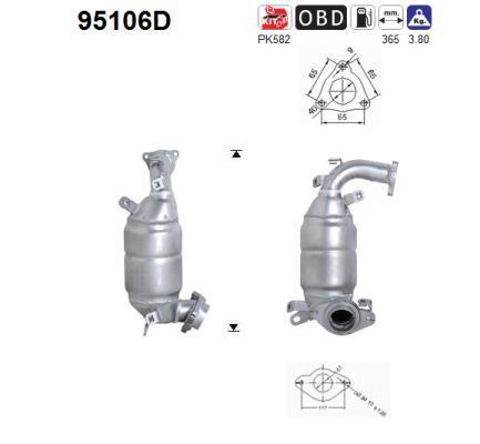 Catalyseur (Pot catalytique) AS 95106D