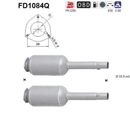 Filtre à particules / FAP (FAP diesel) AS ref. FD1084Q