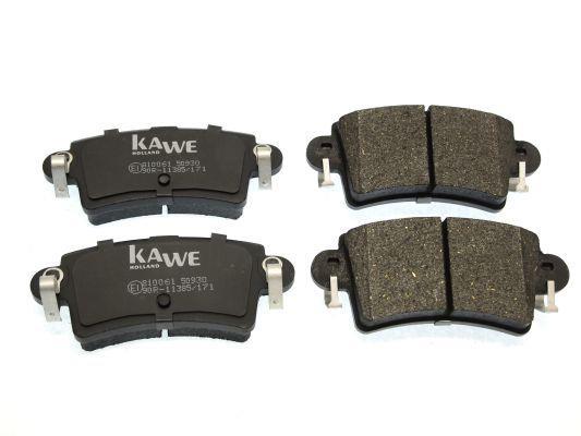 Jeu de 4 plaquettes de frein KAWE ref. 810061