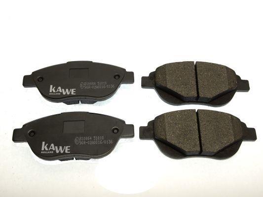 Jogo de 4 pastilhas de travão KAWE ref. 810064