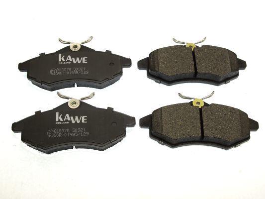 Jeu de 4 plaquettes de frein KAWE ref. 810070