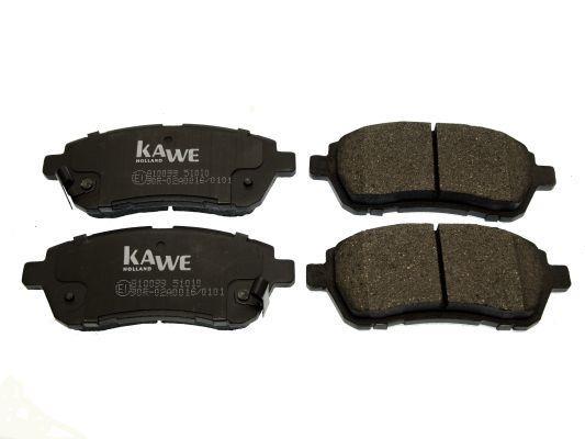 Jeu de 4 plaquettes de frein KAWE ref. 810099