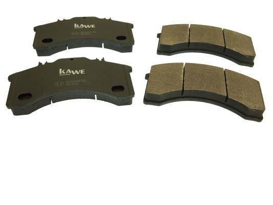Jeu de 4 plaquettes de frein KAWE ref. 88094