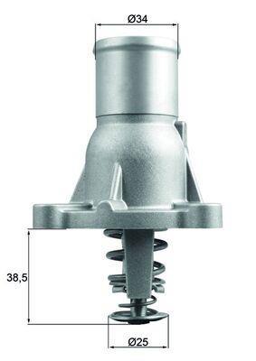 Thermostat d'eau (Calorstat) MAHLE Aftermarket ref. TI 260 92