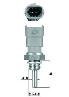 Sensor de temperatura motor MAHLE Aftermarket ref. TSE 10