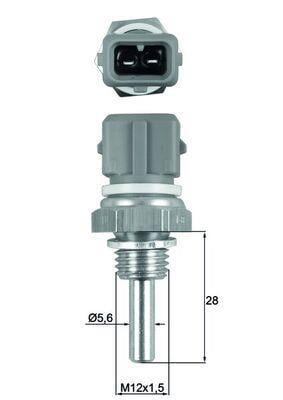 Sensor de temperatura motor MAHLE Aftermarket ref. TSE 19