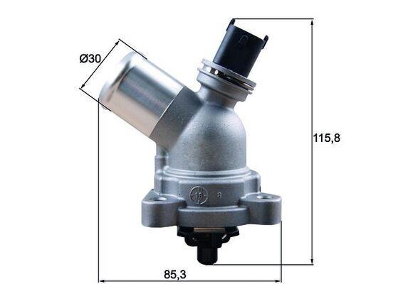 Thermostat d'eau (Calorstat) MAHLE Aftermarket ref. TM 43 105