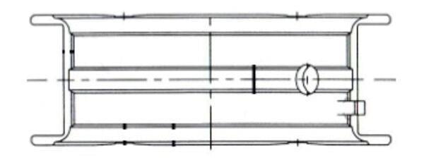 Coussinet de vilebrequin MAHLE Aftermarket 011 FL 21059 025