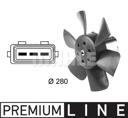 Ventilateur de refroidissement du moteur (Motoventilateur) MAHLE Aftermarket CFF 6 000P