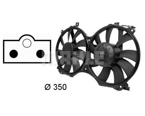 Ventilateur de refroidissement du moteur (Motoventilateur) MAHLE Aftermarket CFF 27 000S