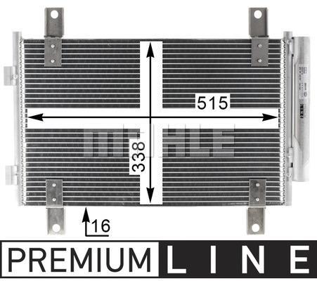 Condenseur, climatisation (Radiateur de climatisation) MAHLE Aftermarket ref. AC 810 000P