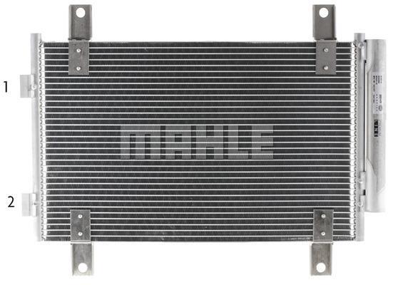 Condenseur, climatisation (Radiateur de climatisation) MAHLE Aftermarket ref. AC 810 000P