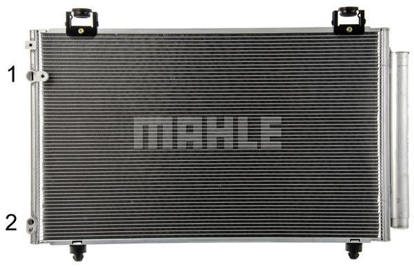 Condenseur, climatisation (Radiateur de climatisation) MAHLE Aftermarket ref. AC 831 000P