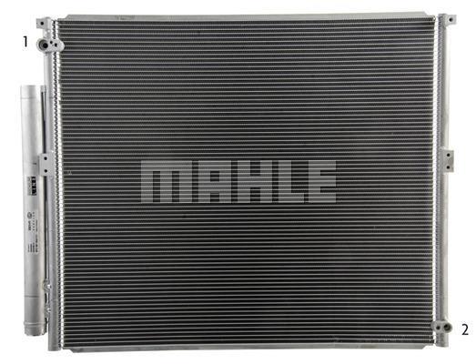 Condenseur, climatisation (Radiateur de climatisation) MAHLE Aftermarket ref. AC 836 000P