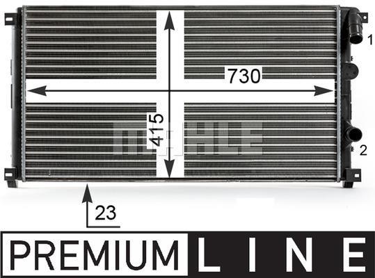 Radiateur moteur (Radiateur de refroidissement) MAHLE Aftermarket CR 13 000P