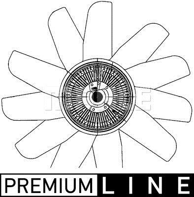 Ventilateur de refroidissement du moteur (Motoventilateur) MAHLE Aftermarket CFF 502 000P