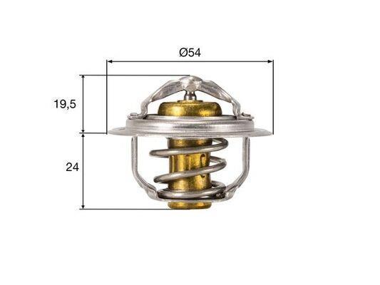Thermostat d'eau (Calorstat) MAHLE Aftermarket ref. TX 212 82D