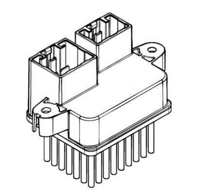 Régulateur, pulseur d'air habitacle (Élément de commande, chauffage/ventilation) MAHLE Aftermarket ref. ABR 107 000P