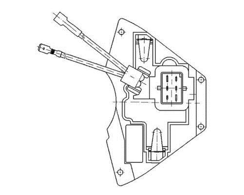 Régulateur, pulseur d'air habitacle (Élément de commande, chauffage/ventilation) MAHLE Aftermarket ref. ABR 31 000P