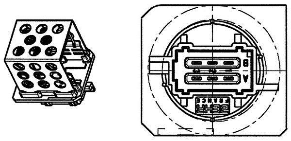 Résistance, pulseur d'air habitacle (Élément de commande, chauffage/ventilation) MAHLE Aftermarket ABR 92 000P