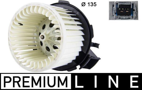 Pulseur d'air habitacle (Ventilateur habitacle) MAHLE Aftermarket ref. AB 101 000P