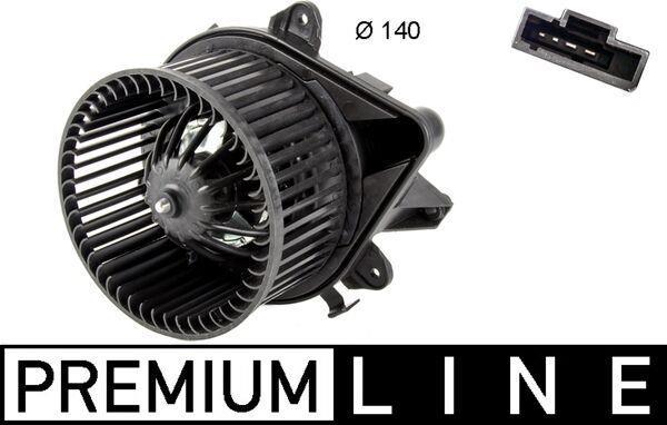 Pulseur d'air habitacle (Ventilateur habitacle) MAHLE Aftermarket ref. AB 112 000P