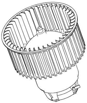 Pulseur d'air habitacle (Ventilateur habitacle) MAHLE Aftermarket AB 118 000P
