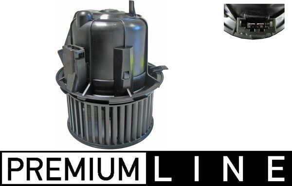 Pulseur d'air habitacle (Ventilateur habitacle) MAHLE Aftermarket ref. AB 123 000P