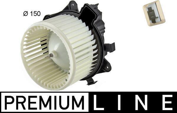 Pulseur d'air habitacle (Ventilateur habitacle) MAHLE Aftermarket ref. AB 142 000P