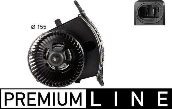 Pulseur d'air habitacle (Ventilateur habitacle) MAHLE Aftermarket ref. AB 167 000P