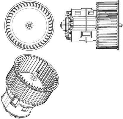 Ventilador habitáculo MAHLE Aftermarket ref. AB 183 000P