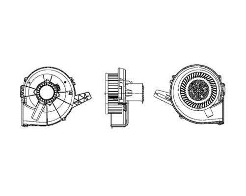 Pulseur d'air habitacle (Ventilateur habitacle) MAHLE Aftermarket ref. AB 18 000P