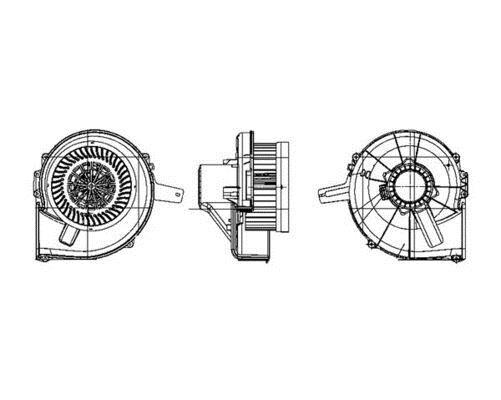 Pulseur d'air habitacle (Ventilateur habitacle) MAHLE Aftermarket ref. AB 21 000P