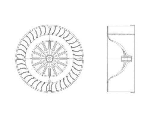Ventilador habitáculo MAHLE Aftermarket ref. AB 23 000P