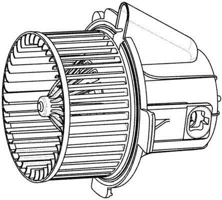 Ventilador habitáculo MAHLE Aftermarket ref. AB 32 000P