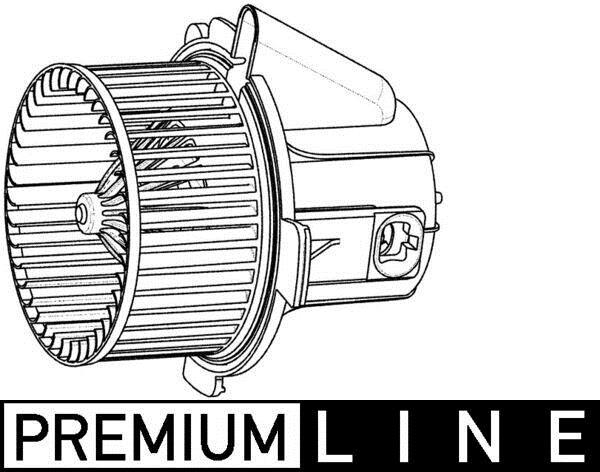 Ventilador habitáculo MAHLE Aftermarket ref. AB 32 000P