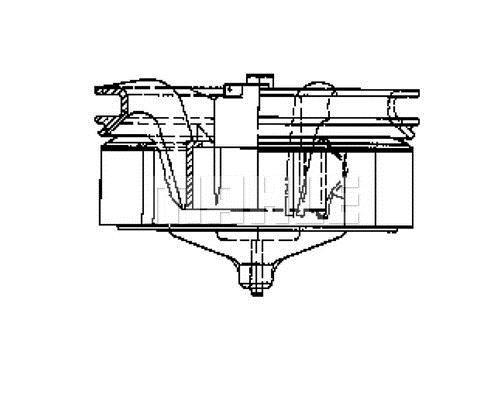 Pulseur d'air habitacle (Ventilateur habitacle) MAHLE Aftermarket AB 35 000P