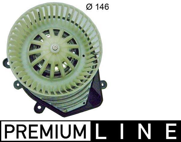 Pulseur d'air habitacle (Ventilateur habitacle) MAHLE Aftermarket ref. AB 52 000P
