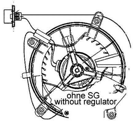 Pulseur d'air habitacle (Ventilateur habitacle) MAHLE Aftermarket ref. AB 65 000P