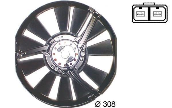 Ventilateur, condenseur de climatisation MAHLE Aftermarket ref. ACF 2 000S