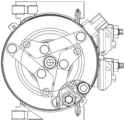 Compresseur, climatisation MAHLE Aftermarket ref. ACP 1366 000P