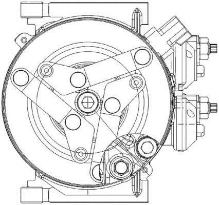 Compresseur, climatisation MAHLE Aftermarket ref. ACP 310 000P