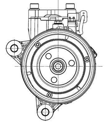 Compresseur, climatisation MAHLE Aftermarket ref. ACP 600 000P