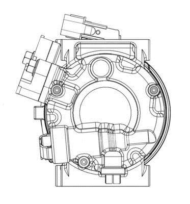 Compresseur, climatisation MAHLE Aftermarket ref. ACP 628 000P